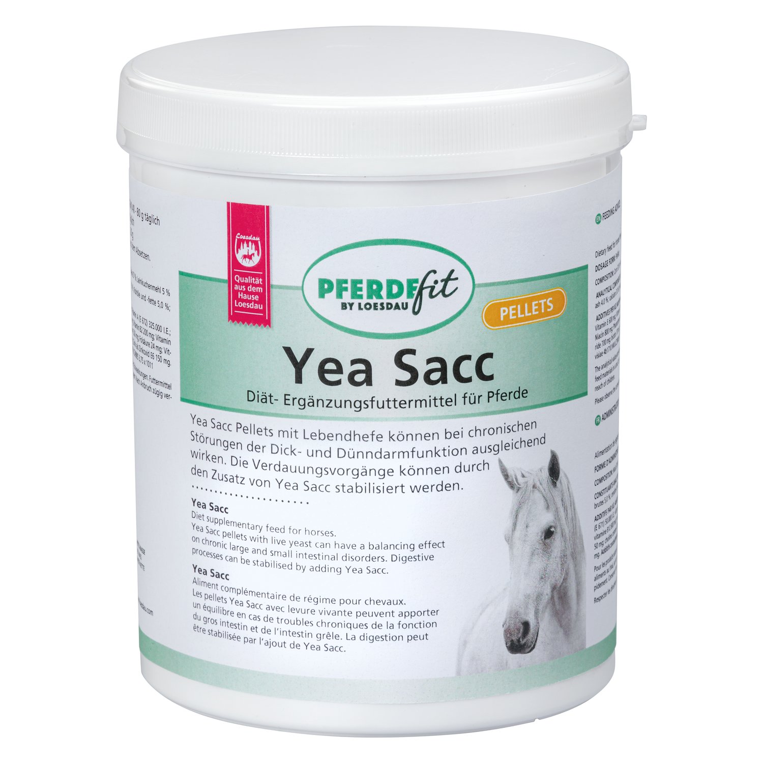 PFERDEfit by Loesdau Yea Sacc Pellets  - 1 kg