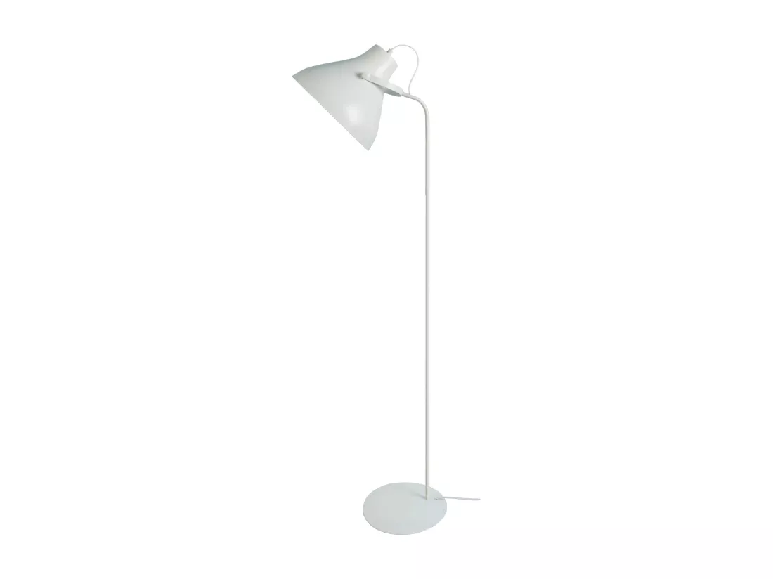 Lampadaire , métal ivoire 150 cm.