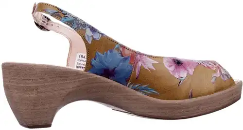 000754-9010 Think geel combi - maat 37 sandaal geel combi - maat 37 Calandschoen