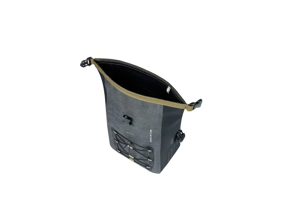Basil Navigator Storm M 12-15 Liter enkele fietstas - Black