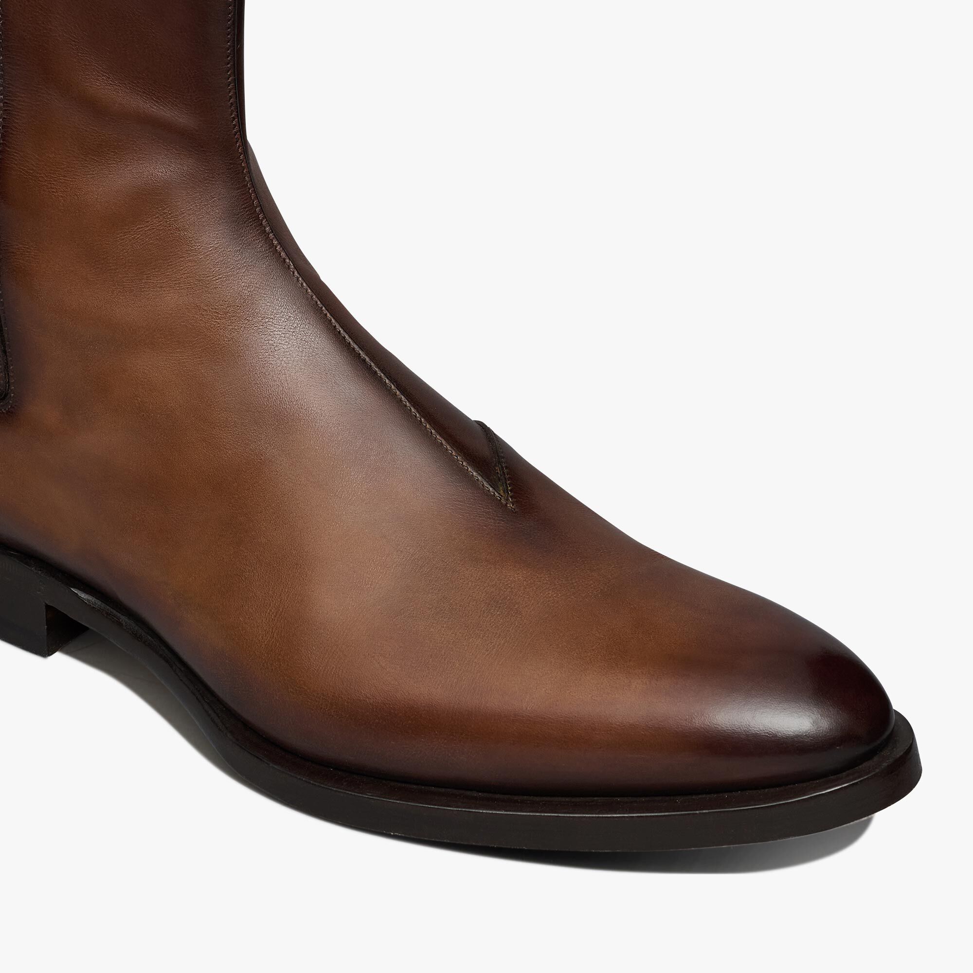 Bottine Equilibre En Cuir