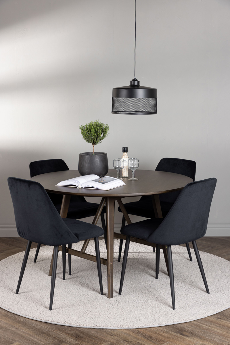 Eettafel Esra hout Donkerbruin