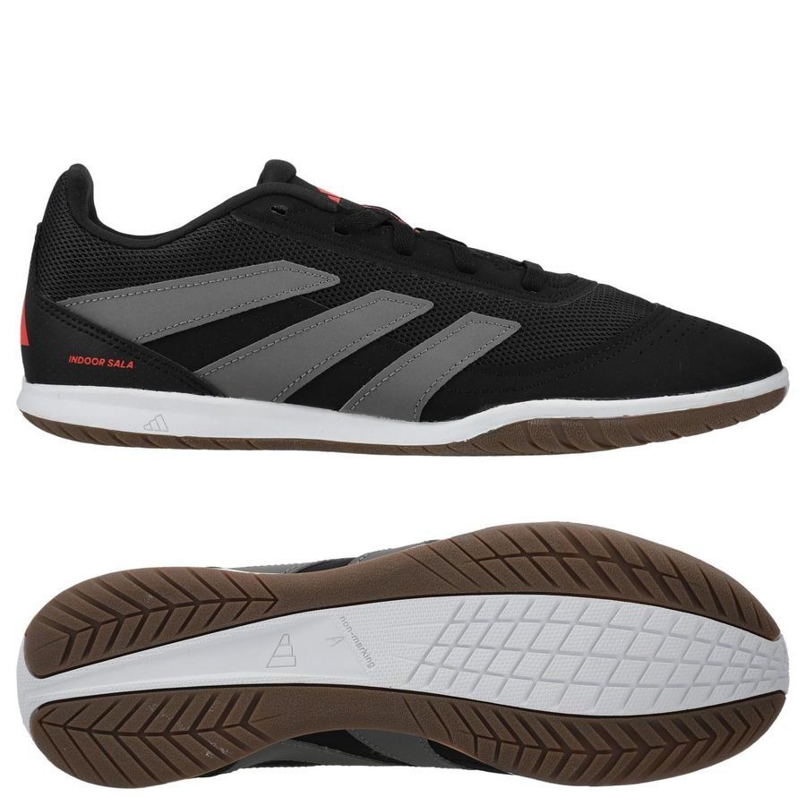 adidas Predator Club Sala IN Stealth Victory - Noir/Gris/Lucid Red