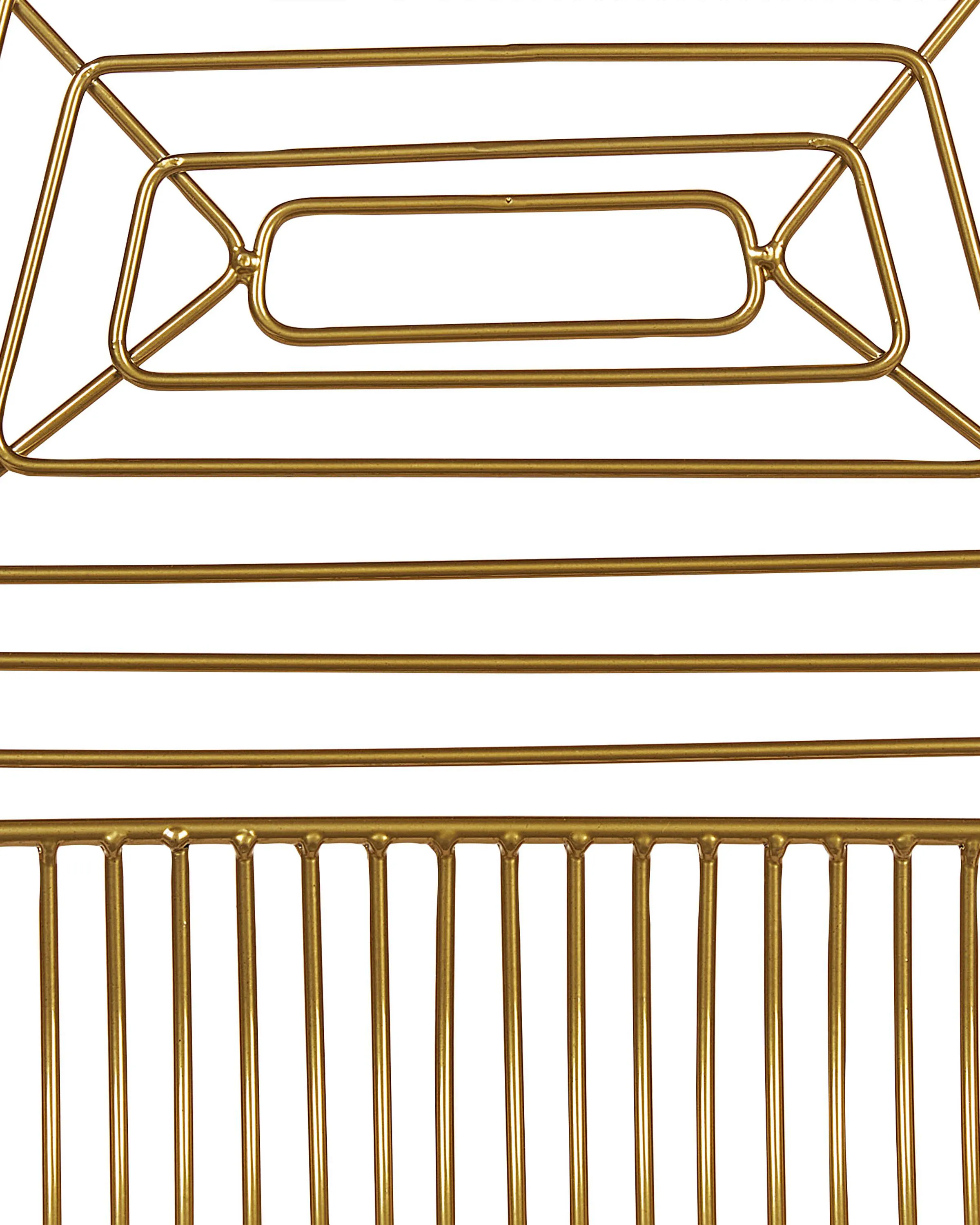 Set van 2 eetkamerstoelen BEATTY Metaal Goud