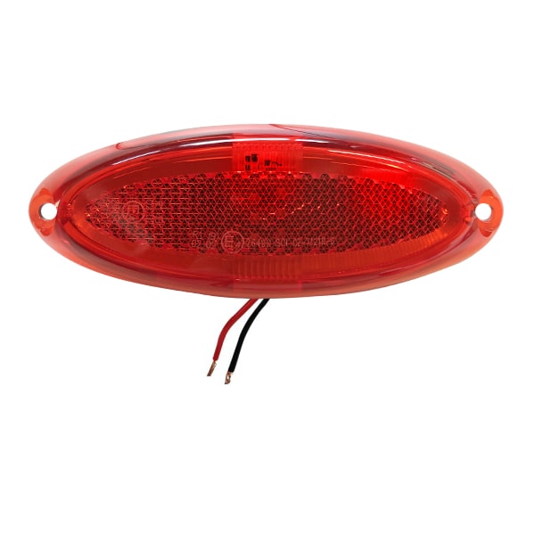 Feu de position arrière à led rouge 124X45x14mm