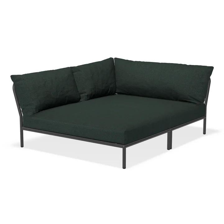 HOUE - Level 2 Cozy Sofa, links, dark grey / alpine