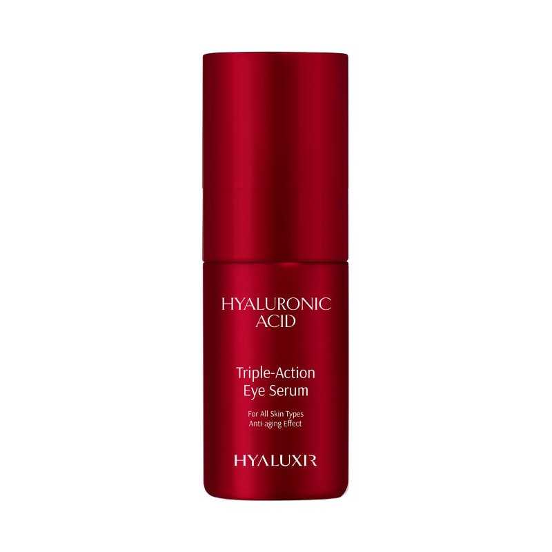 Sérum triple action contour des yeux à l'Acide Hyaluronique Hyaluxir by Arganicare 30 ml