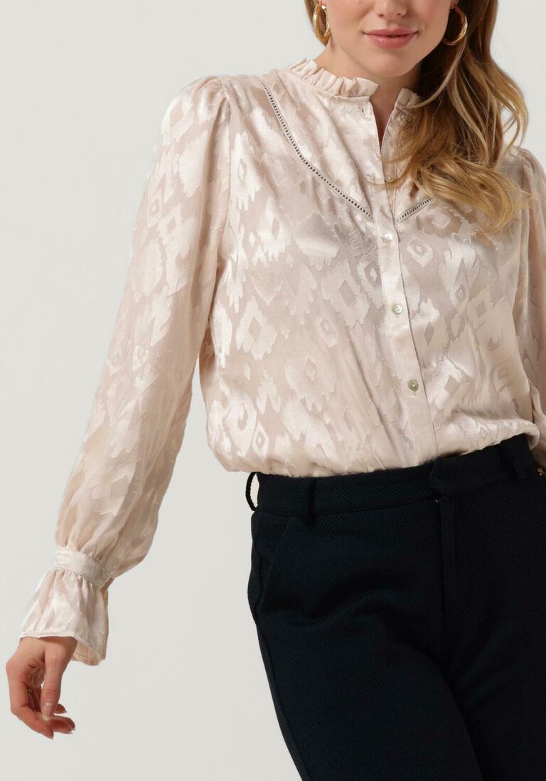 POM AMSTERDAM ecru pom amsterdam blouse blouse 7083