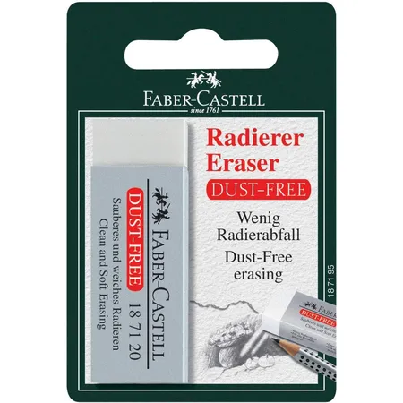 Faber-Castell Radierer DUST-FREE, weiß