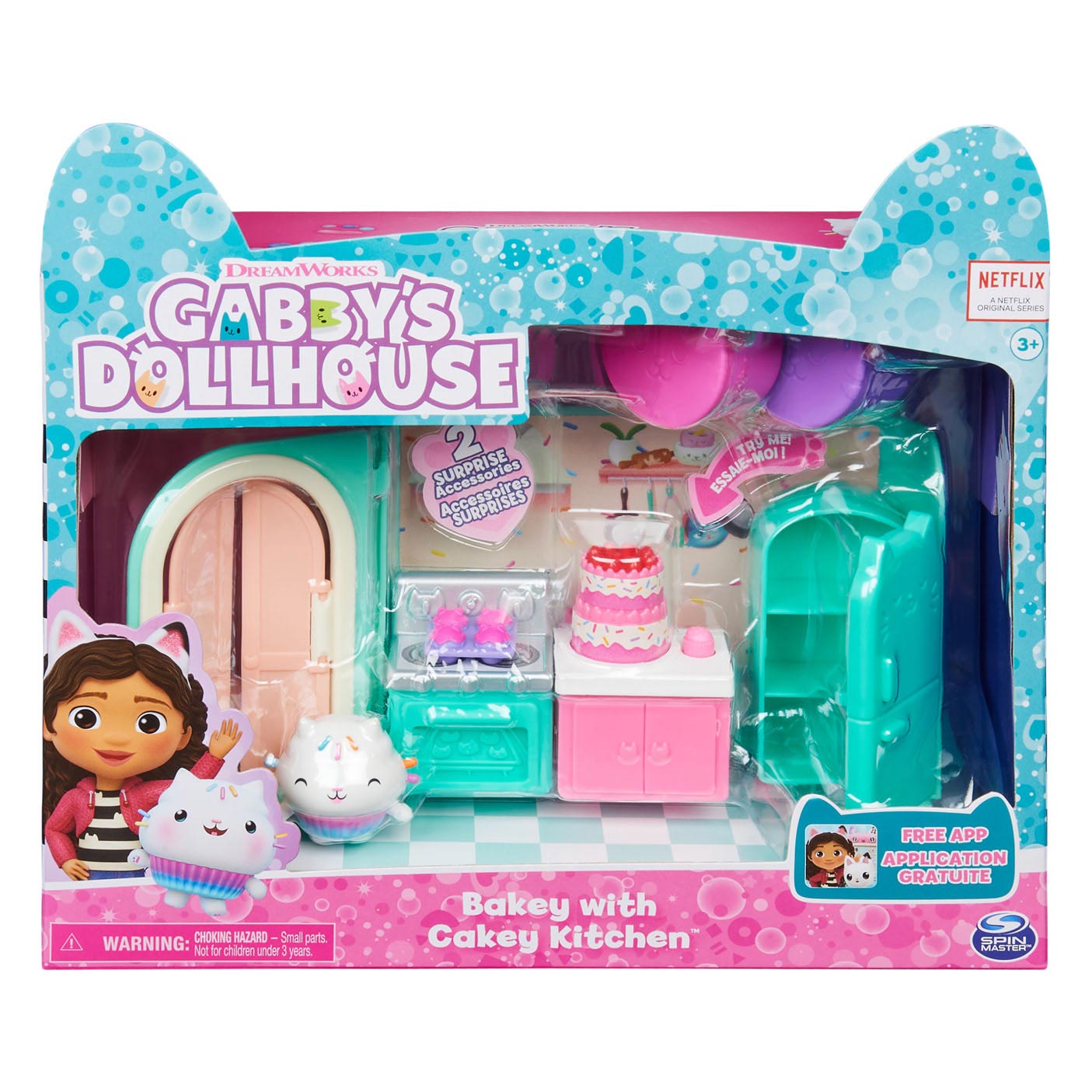 Gabby's Poppenhuis - Cakey's Keuken Speelset