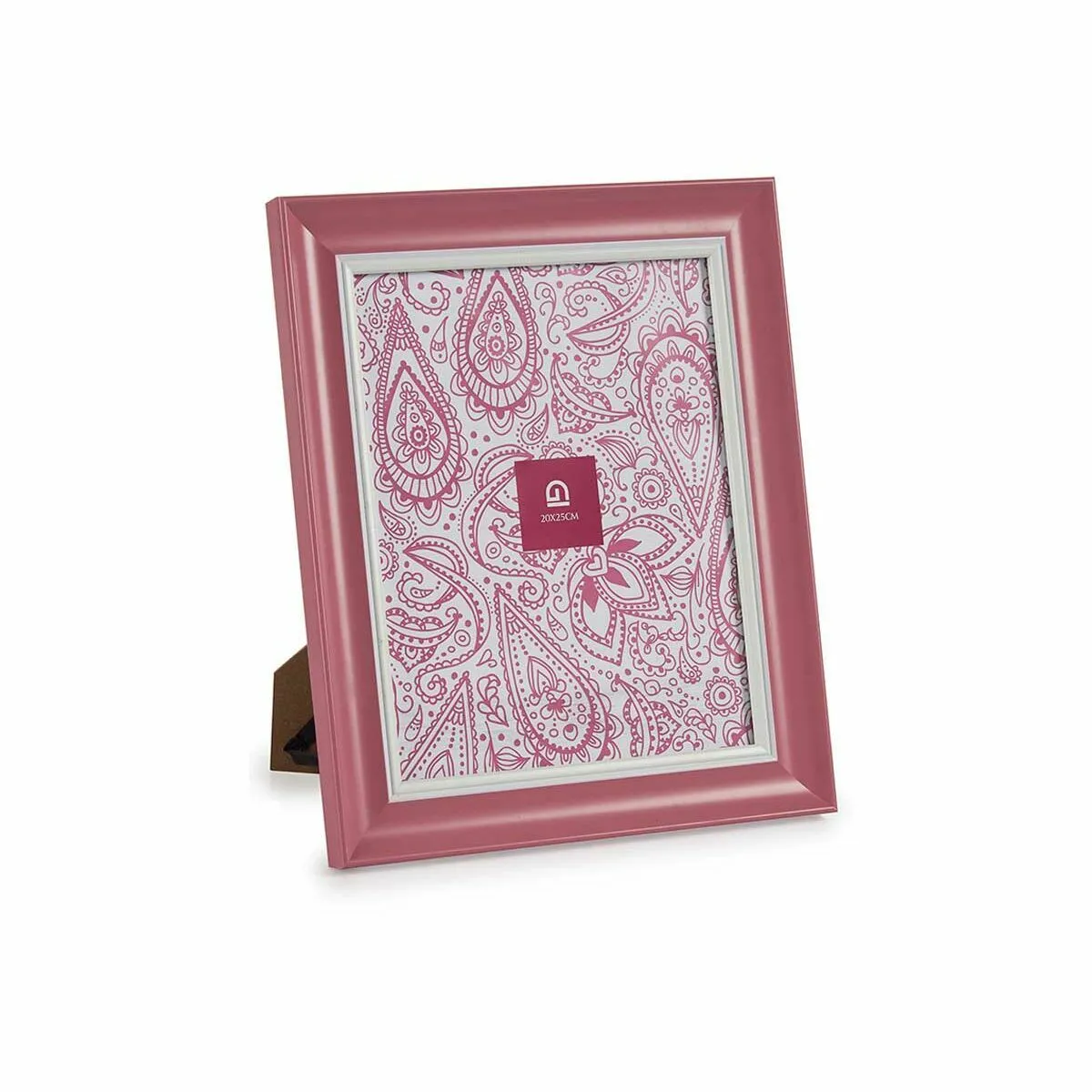 Gift Decor Cadre photo Verre Rose (6 Unités)
