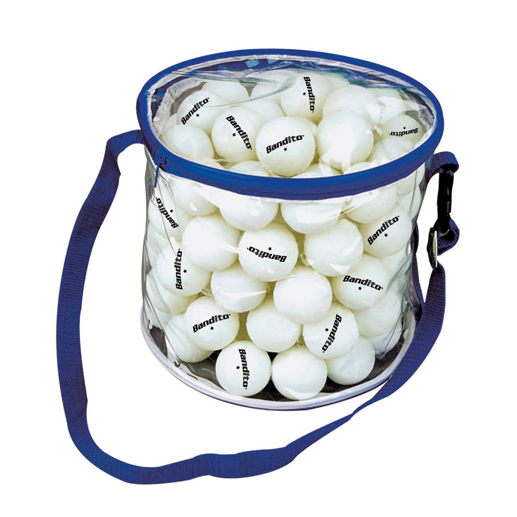 tafeltennisballen voordeeltas 100 stuks Tafeltennisballen voordeeltas 100 stuks