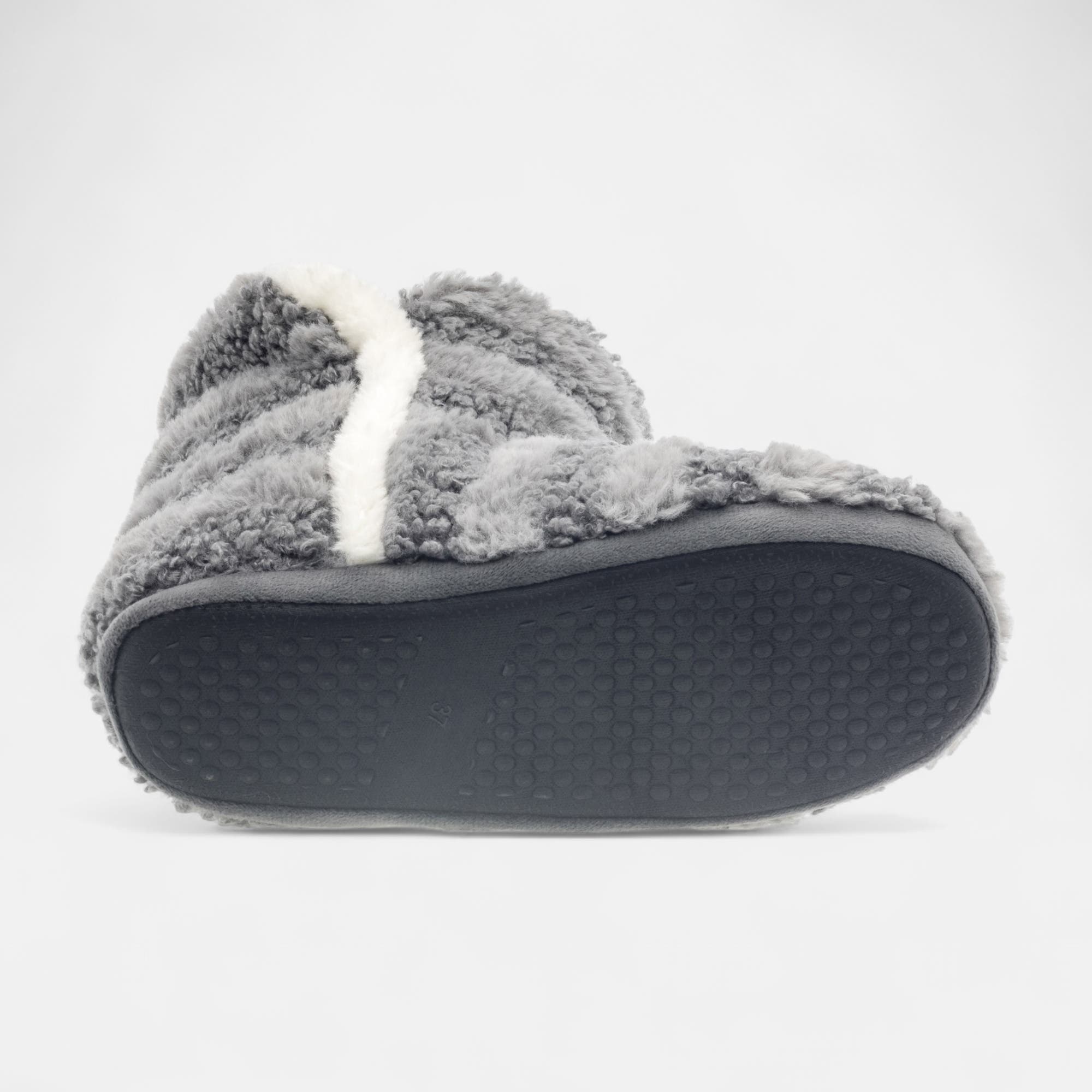 Pantoufles botillons Femme gris