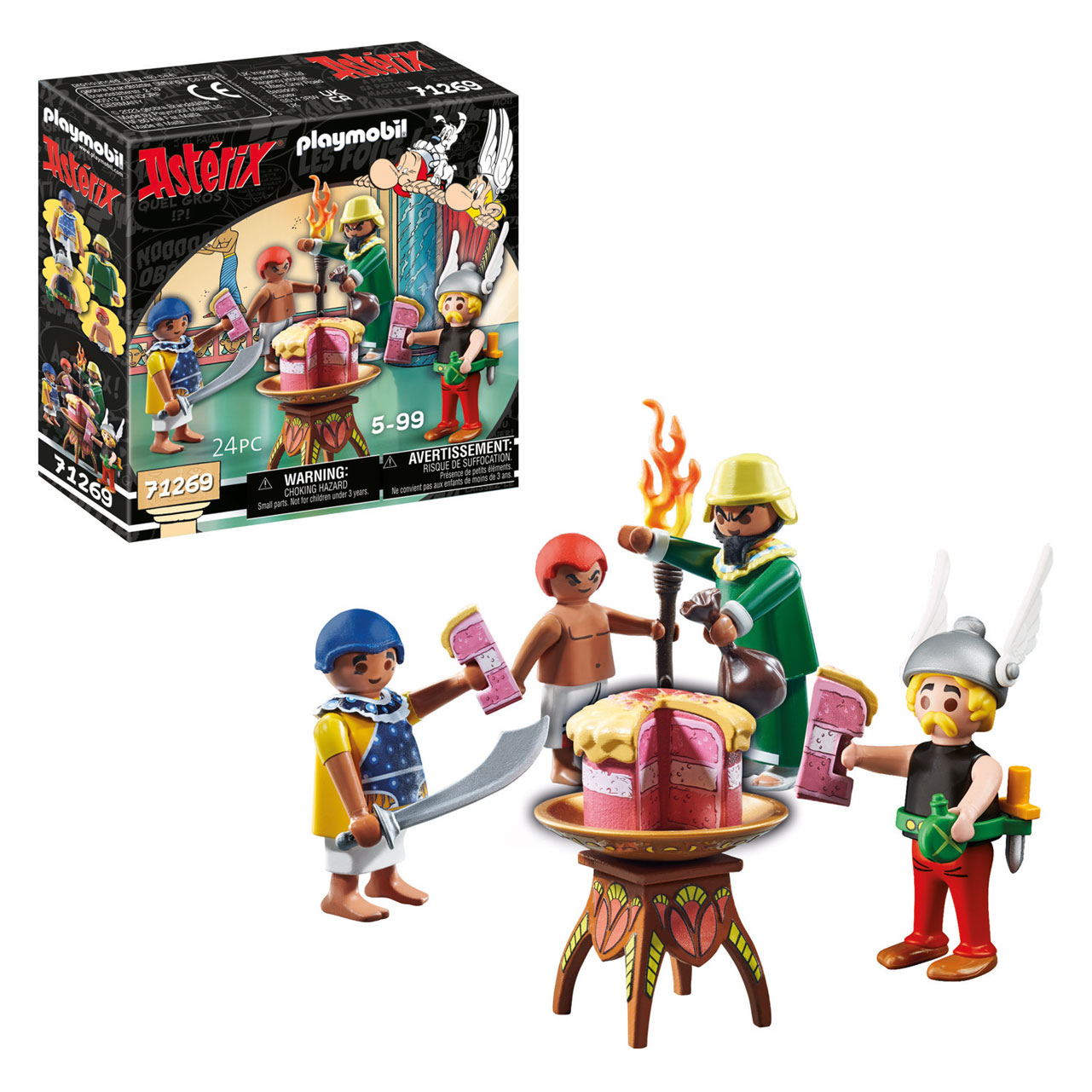 Playmobil Asterix De vergiftigde Taart van Plurkis - 71269