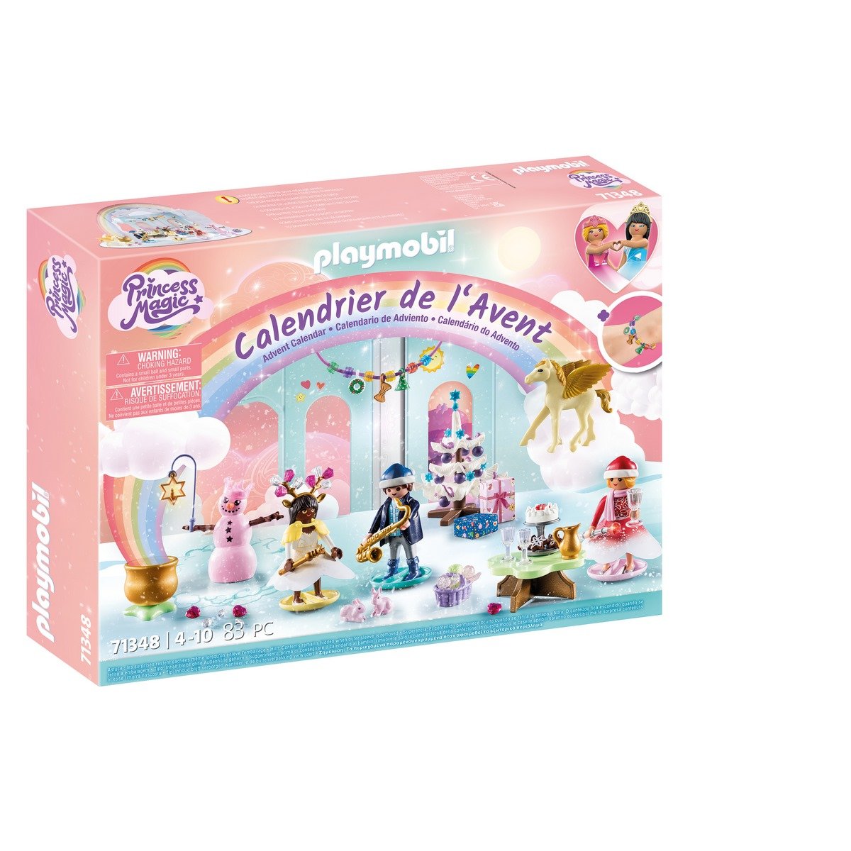 Calendrier de l'avent Arc-en-ciel - Playmobil Princesse 71348