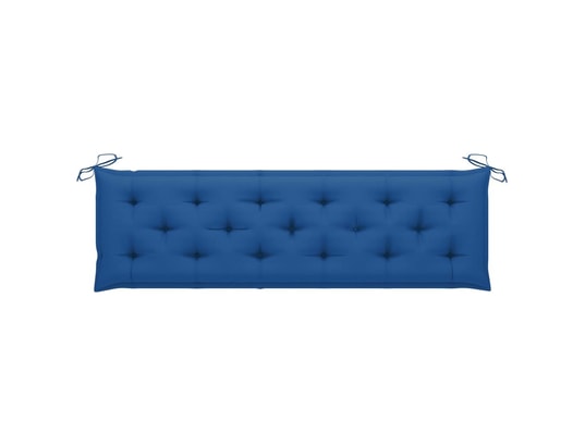 VIDAXL - Galette de chaise Coussin de banc de jardin bleu clair 180x50x7 cm tissu