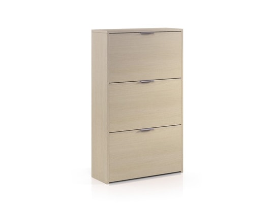 USINESTREET - Meuble à chaussures nolan 3 abattants (18 paires) l60cm x h...