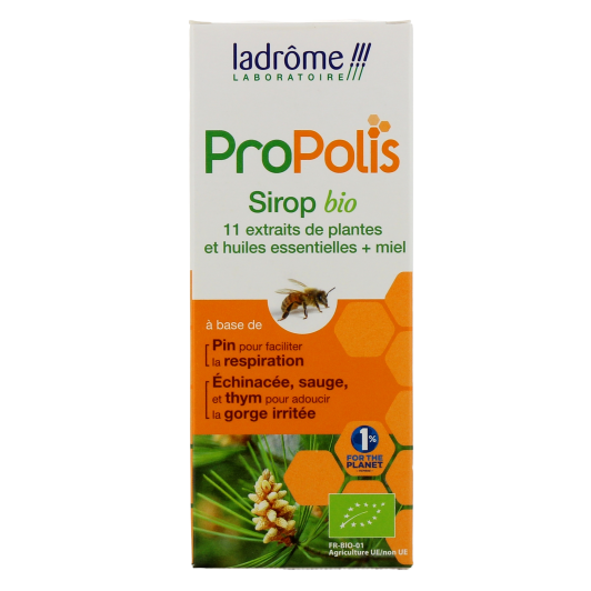 Ladrôme ProPolis Sirop à la Propolis - Respiration, Gorge irritée
