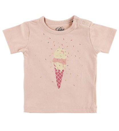 Petit by Sofie Schnoor T-Shirt - Penelope - Rosa m. Eis