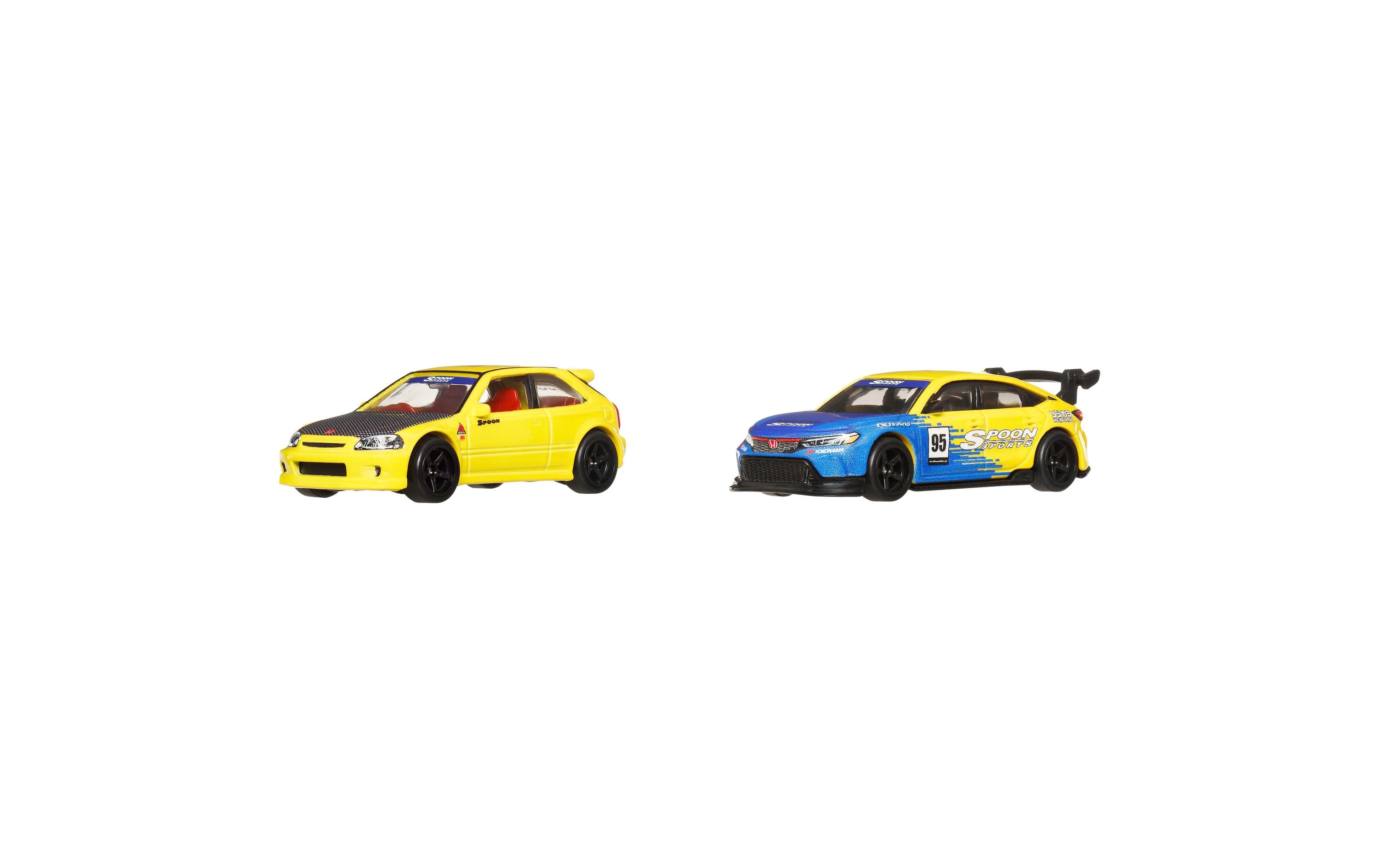 Rennwagen 2-Pack – HondaFahrzeuge im Massstab 1:64