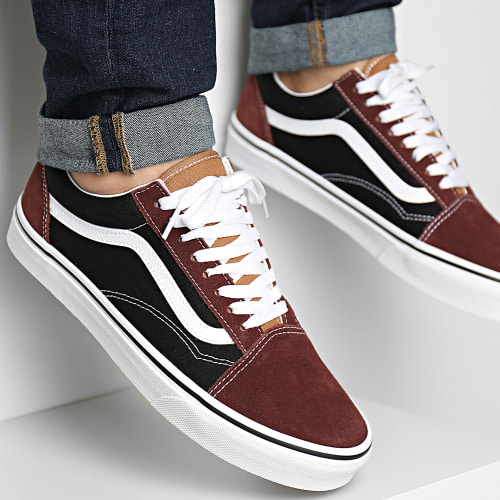 Baskets Old Skool 7NTYS81 Color Block Black Brown