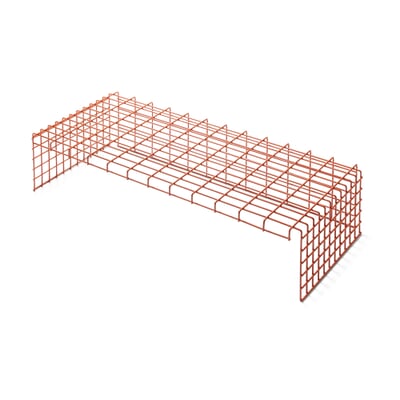 Gitterkorb zu Container DS, RAL 2001 Rotorange