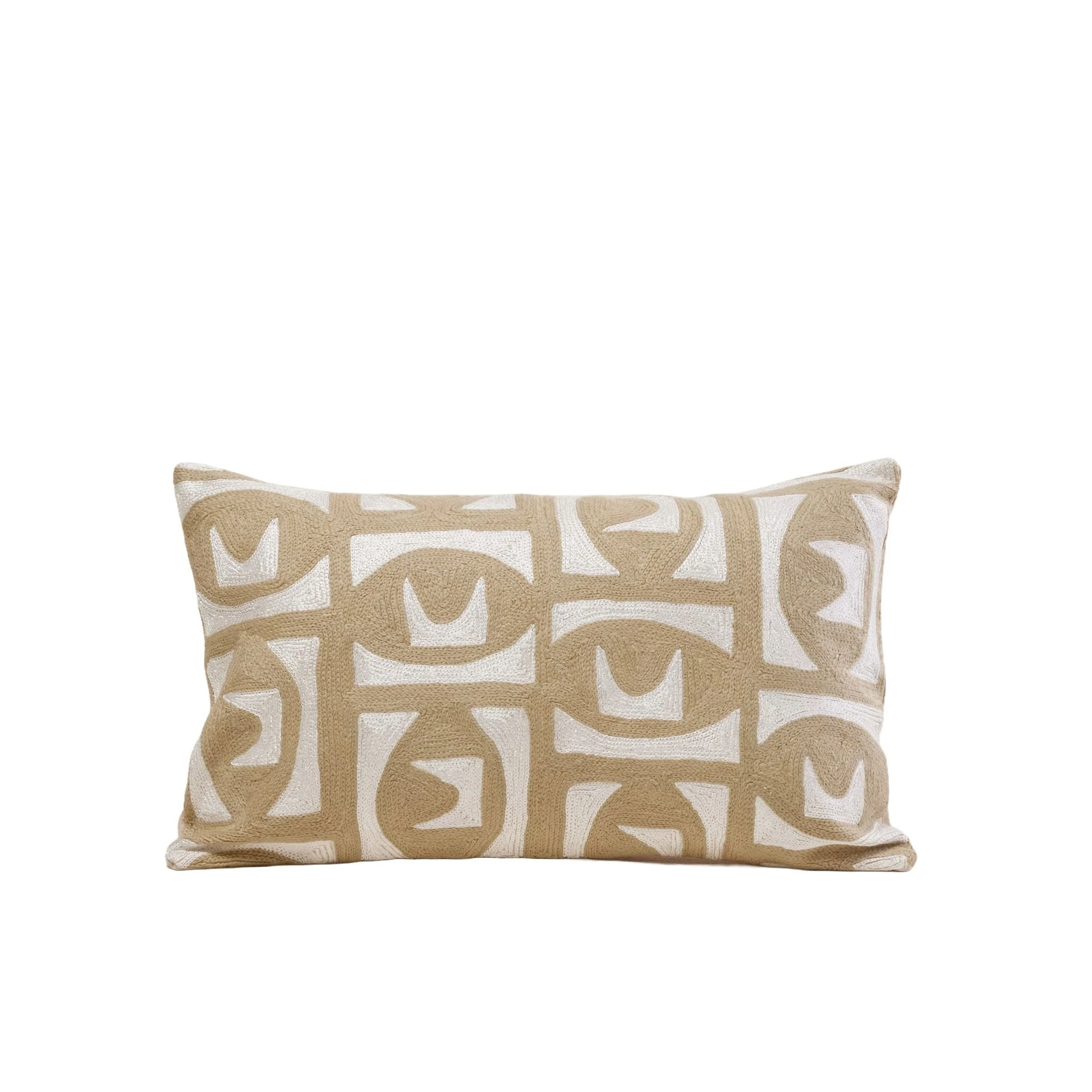 ZACARY - Housse de coussin | Blanc