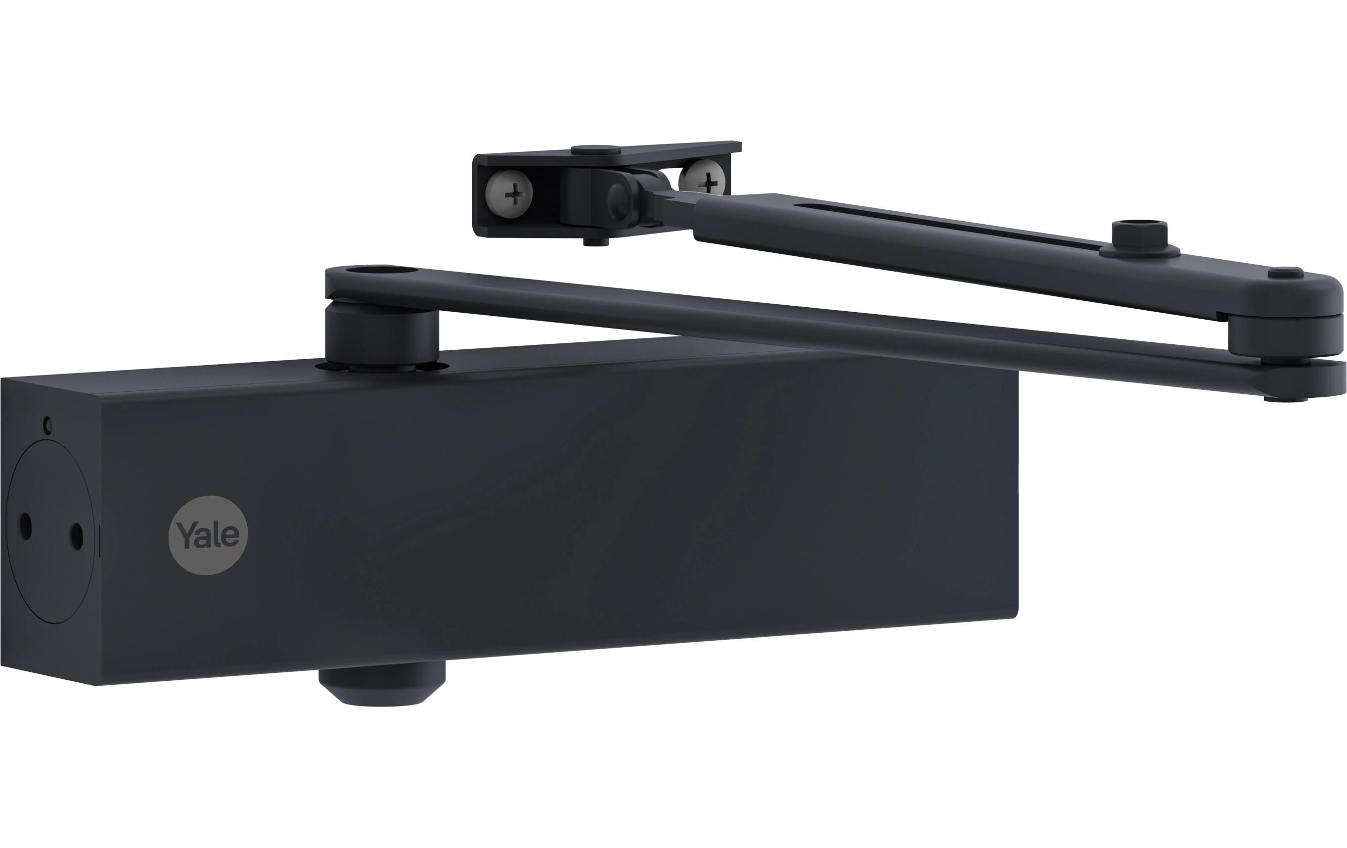 Türschliesser mit Standardarm, Serie 5500 SchwarzTürschliesser mit normalem Arm