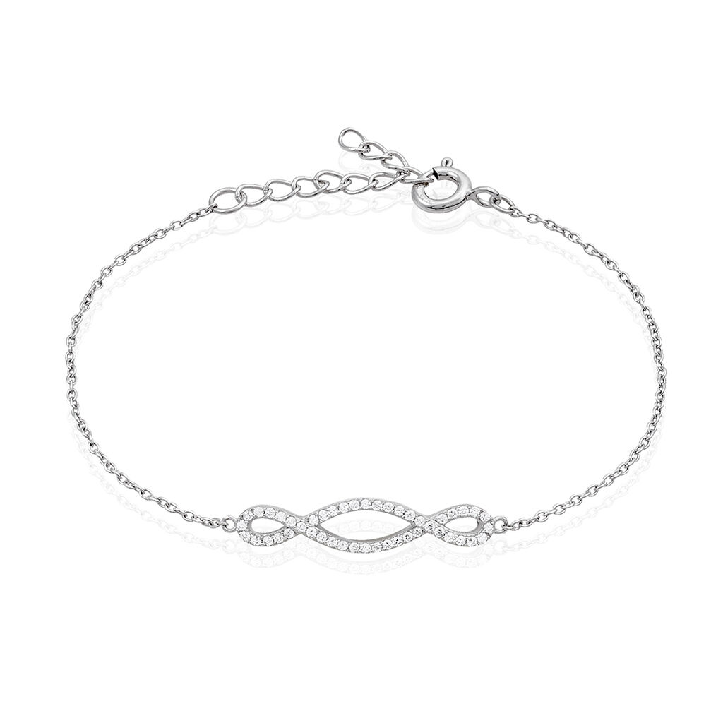 Bracelet Carla Argent Blanc Oxyde De Zirconium