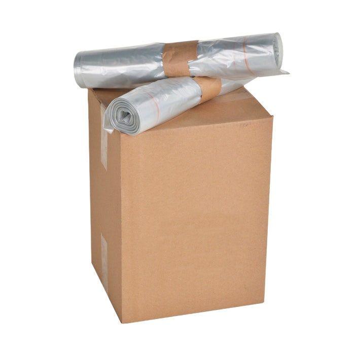 72st Containerzakken 240 liter 70/20x140cm LDPE met sluitlint - Doos 12 rollen à 6 stuks (8717624412417)