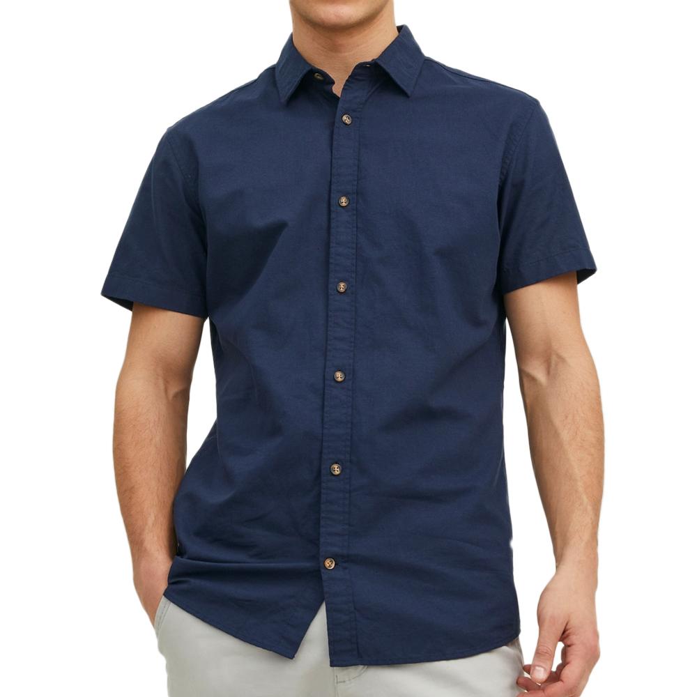 Jack & Jones Chemisette Marine Homme Jack & Jones Summer