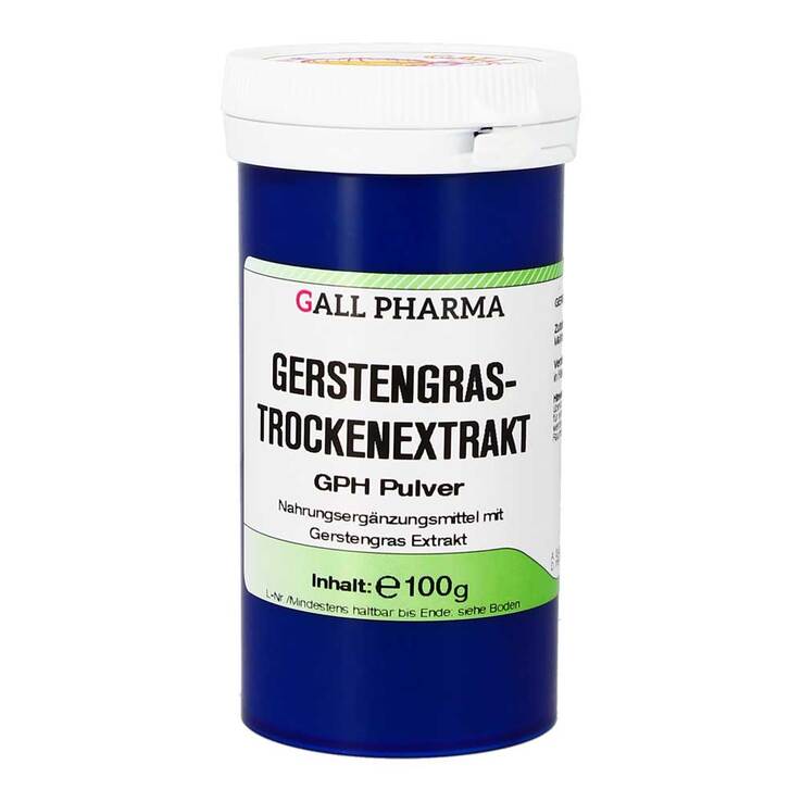 Gerstengrastrockenextrakt GPH Pulver, 100 g