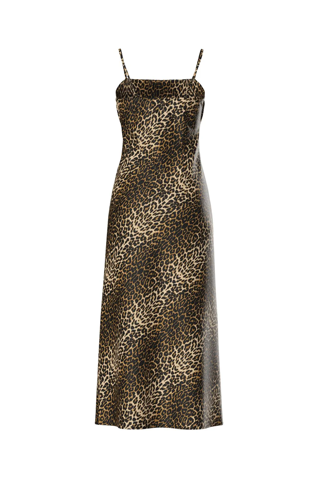 Pieces Pcsummer Midi Slip Dress 4749127 black leo