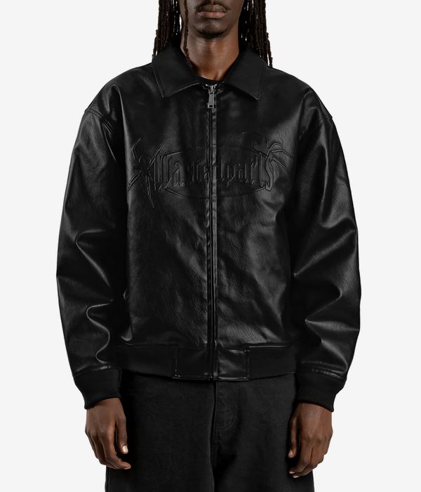 Wasted Paris Boiler Reset Varsity Jacke (black)