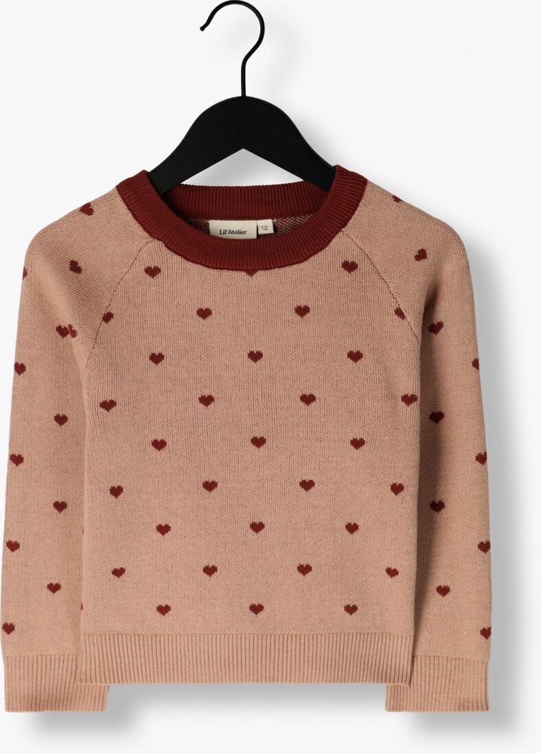 LIL\\' ATELIER lichtroze lil' atelier trui nmfsaran ls knit