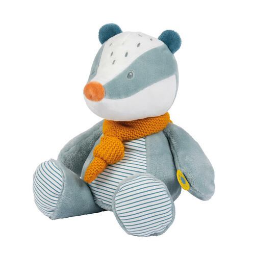 Peluche Félix&Léo blaireau multicolore - NATTOU