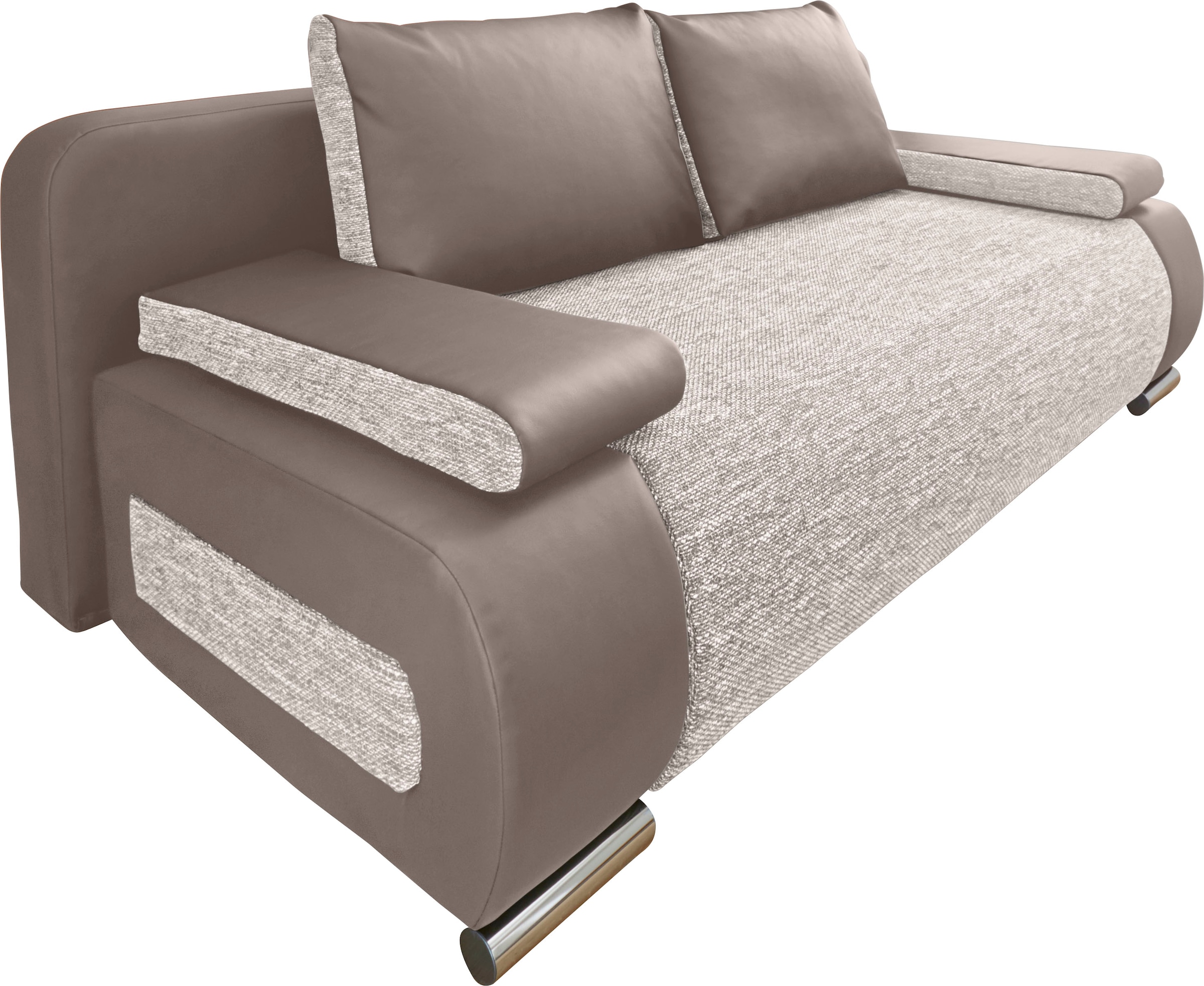 COLLECTION AB Schlafsofa »Moritz« mit Bettfunktion und Bettkasten, komfortabler Federkern