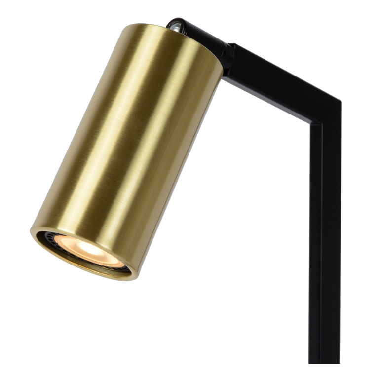Lucide Sybil tafellamp zwart/messing