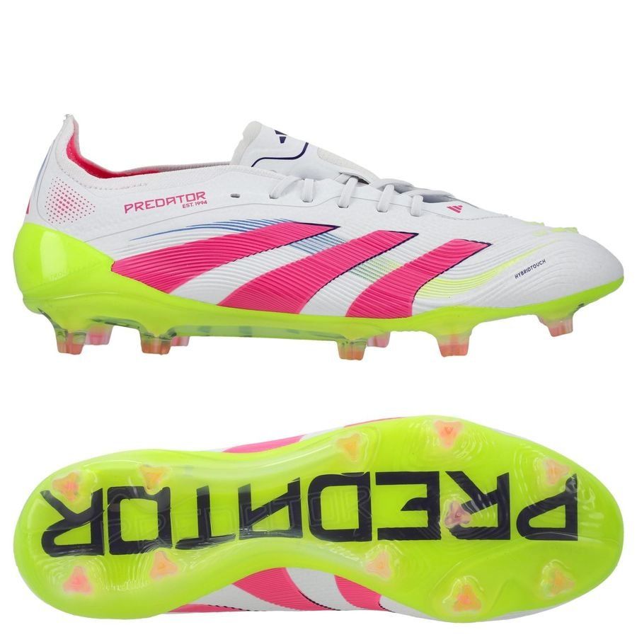 adidas Predator Elite FG Celestial Victory - Blanc/Lucid Pink/Lucid Lemon