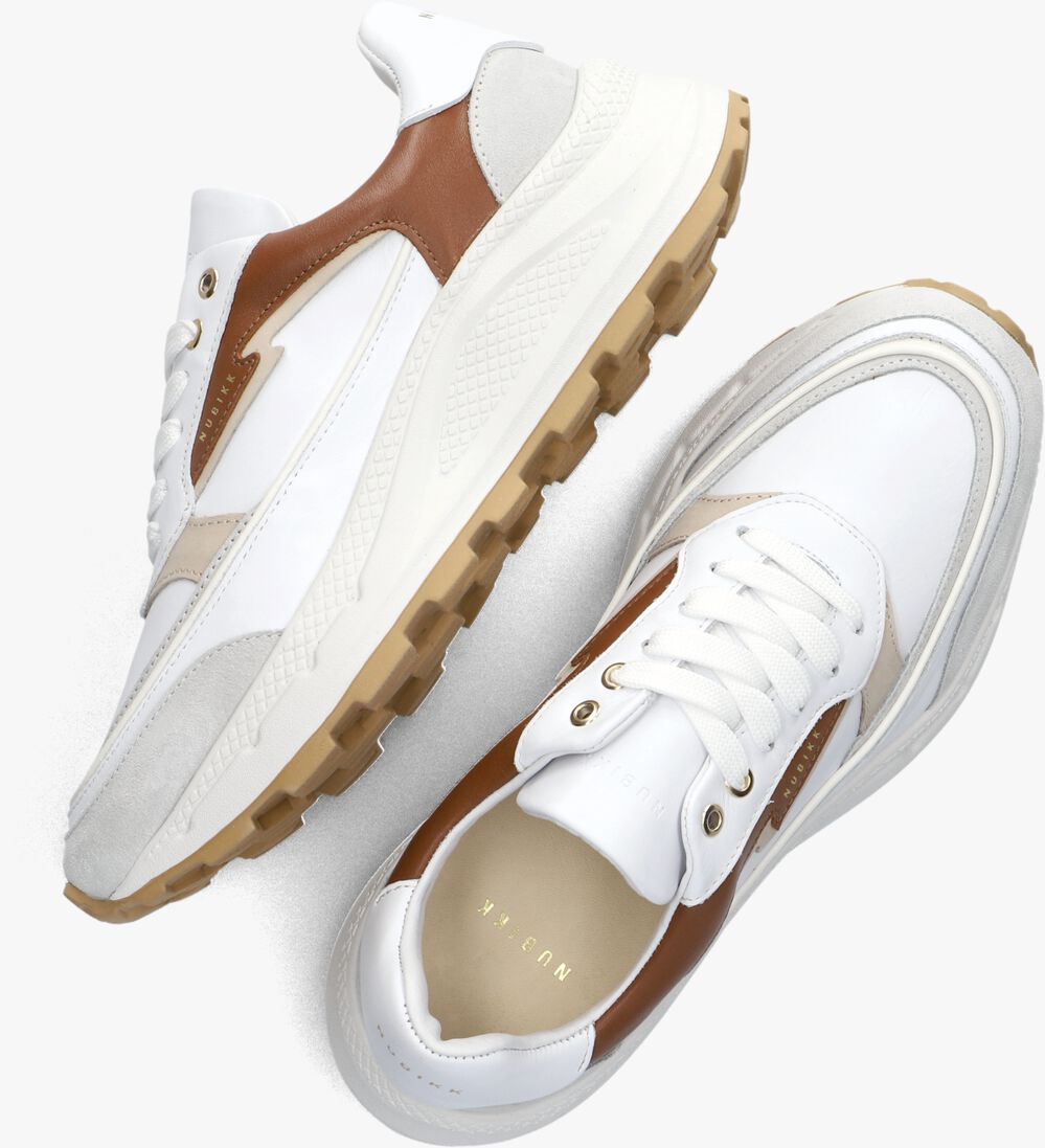 NUBIKK witte nubikk lage sneakers oberon nora