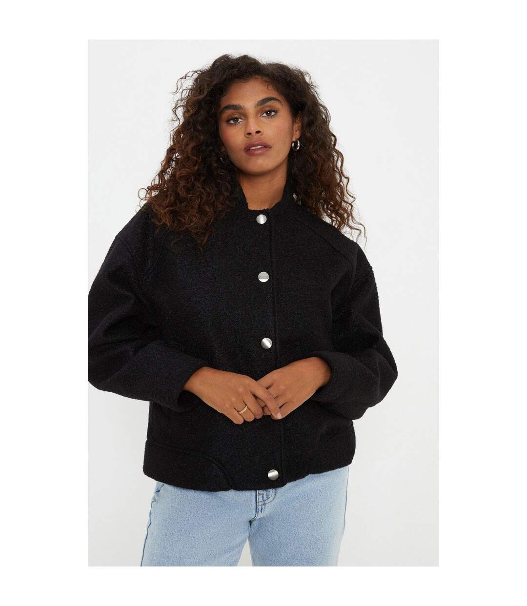 Dorothy Perkins - Blouson d'aviateur - Femme (Noir) - UTDP4407