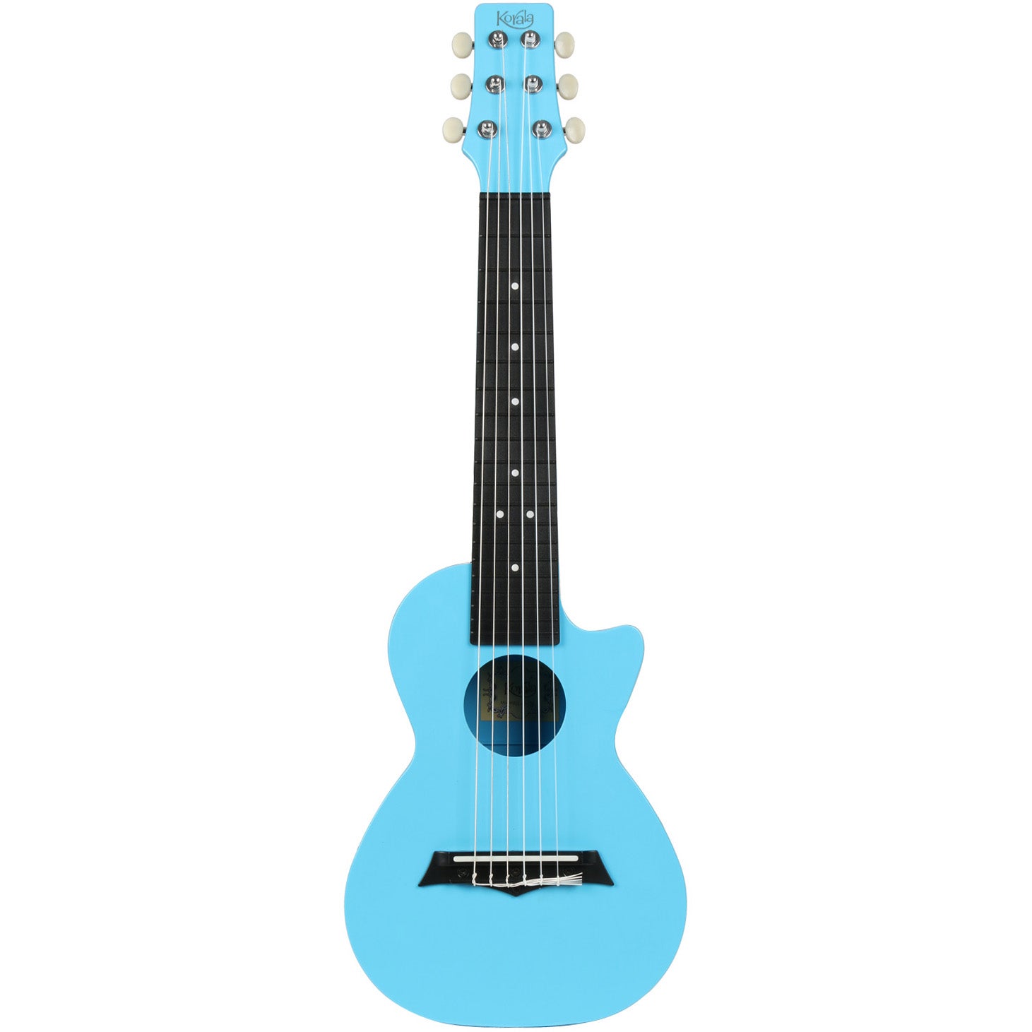 Korala PUG-40-LBU polycarbonaat guitarlele blauw