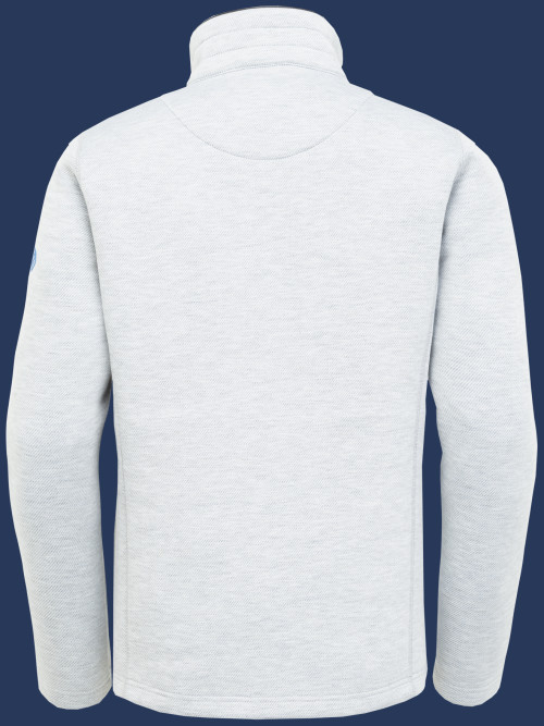 Tampa Men ScubaDotSweat, Lightgreymelange/Royalblue