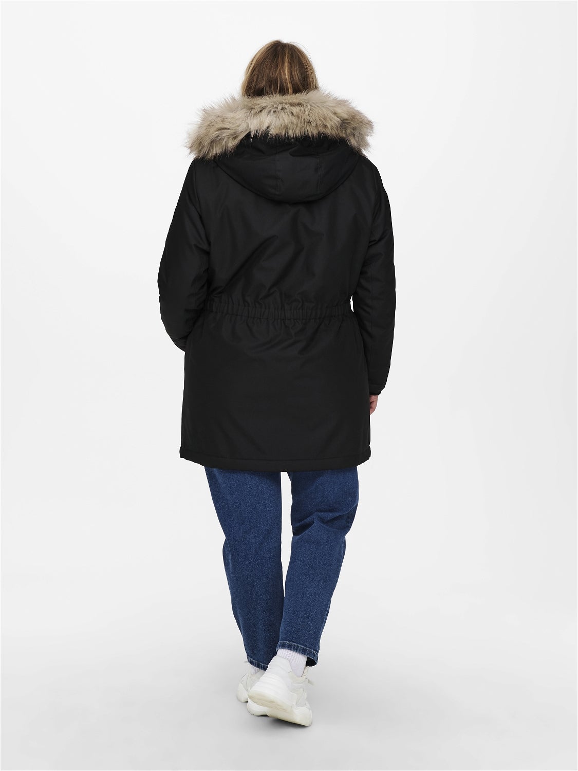 CARIRENA Langer Parka Black