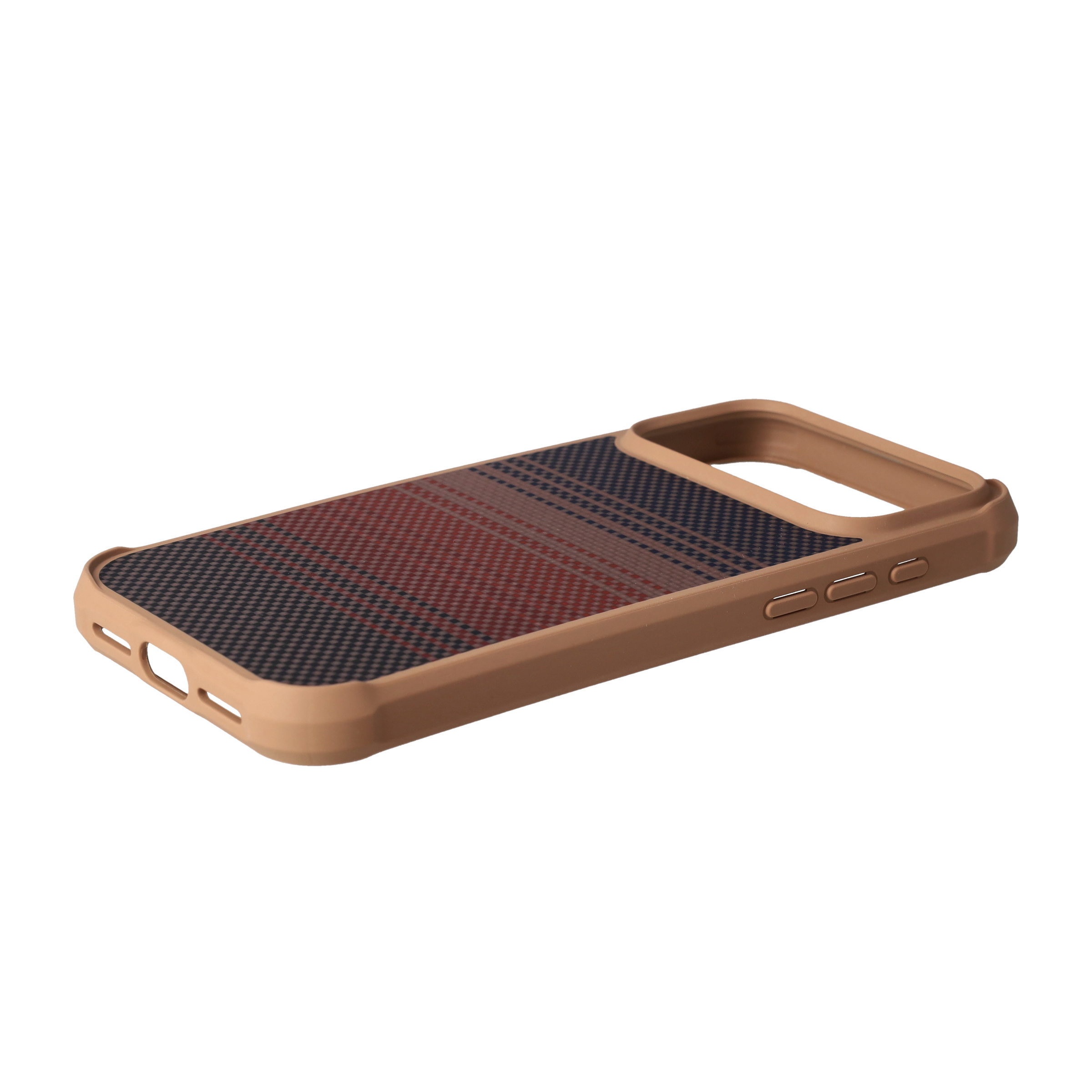 iPhone 17 Pro Max MagEZ ProGuard Fushion Weaving MagSafe Aramid Schutzhülle (KI1702MGPM) - Sunset (Rot / Schwarz)