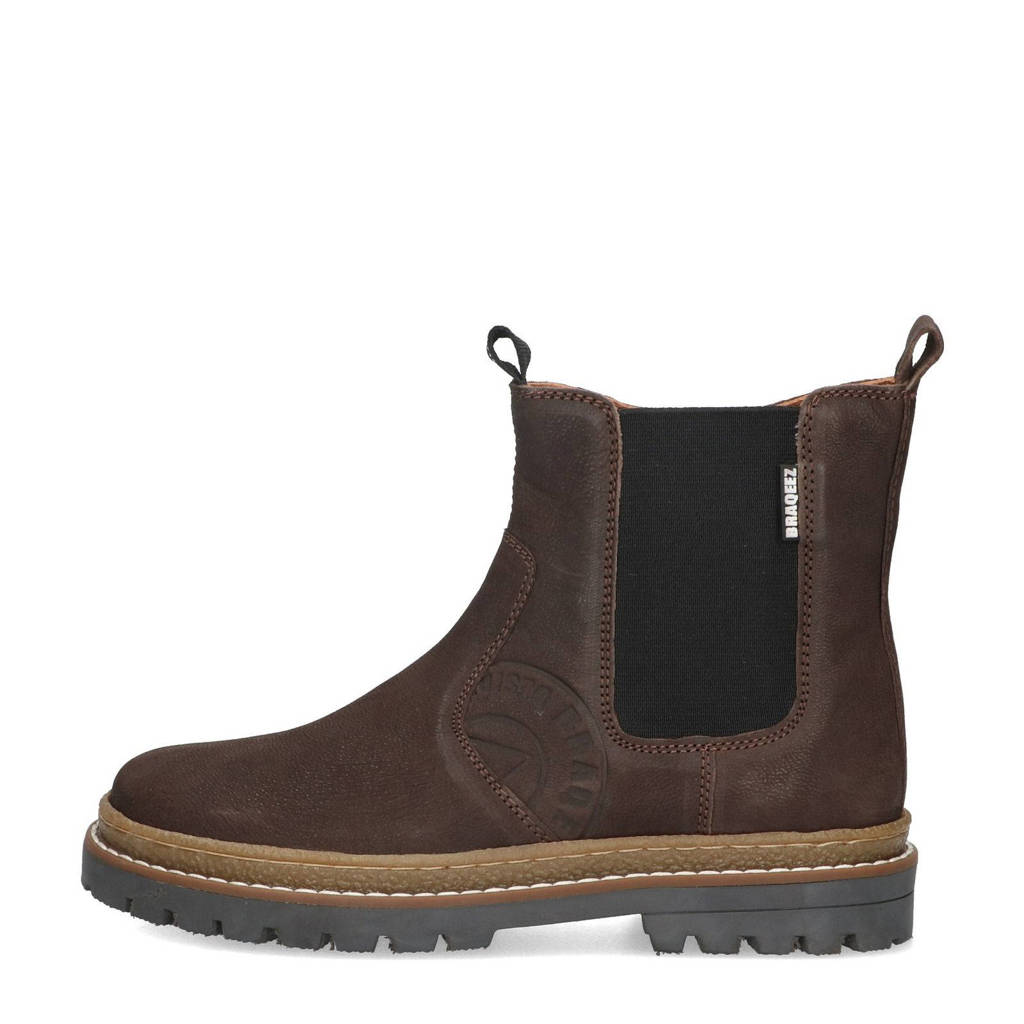 Braqeez Hugo Hikeleren chelsea boots bruin