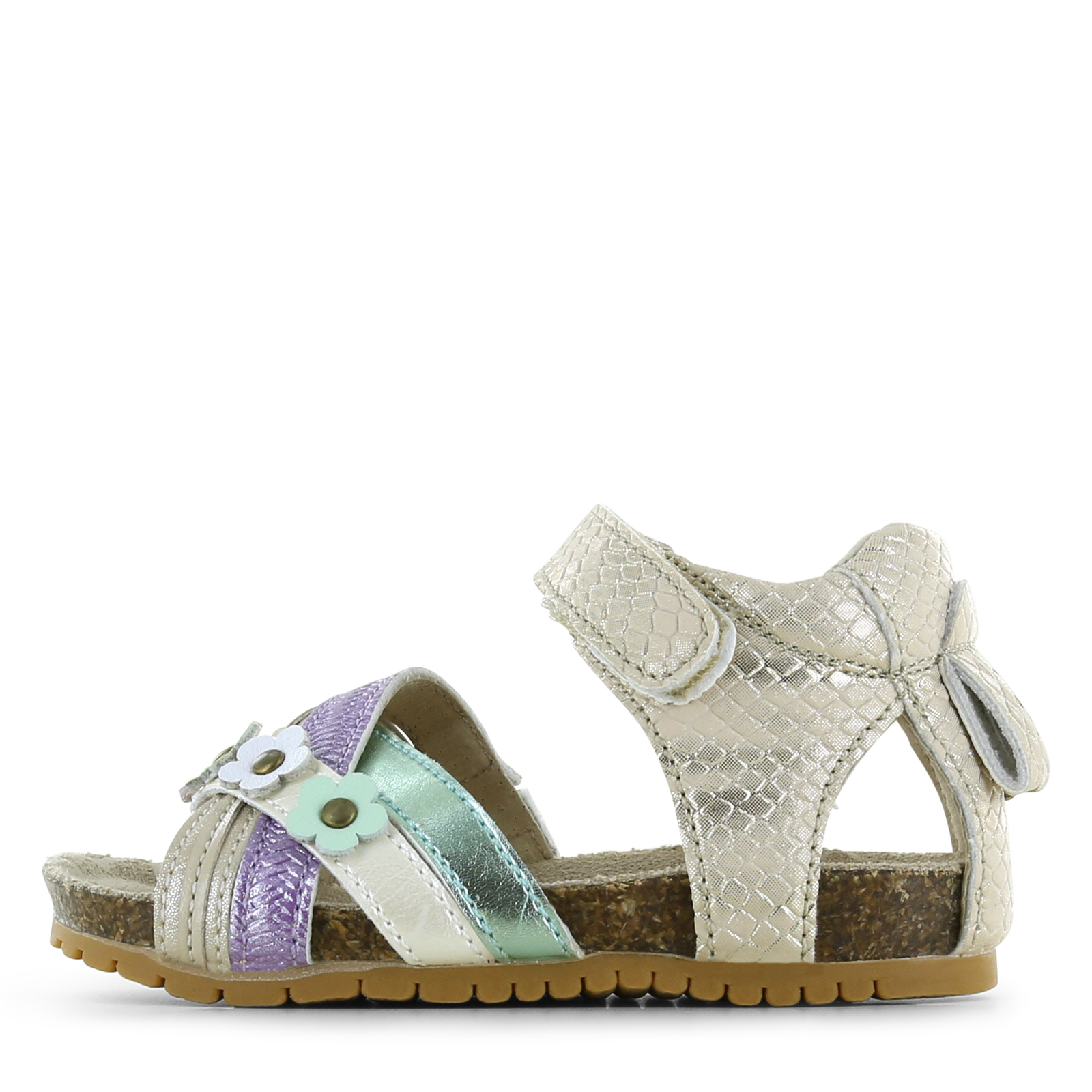 Shoesme metallic gouden sandaal Metallic, Microfiber leer | Meisjes schoene