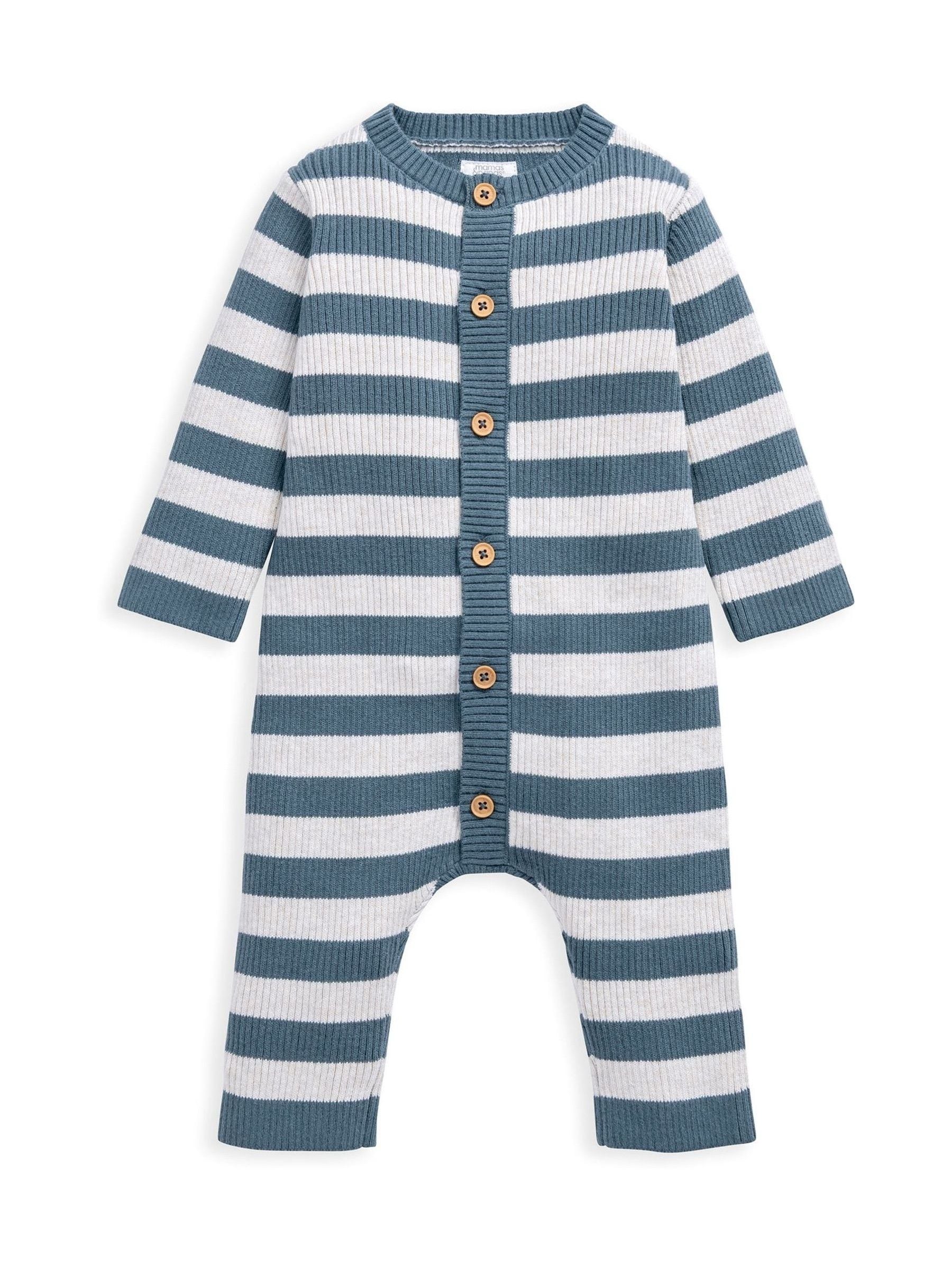 Mamas & Papas Knitted Stripe Romper