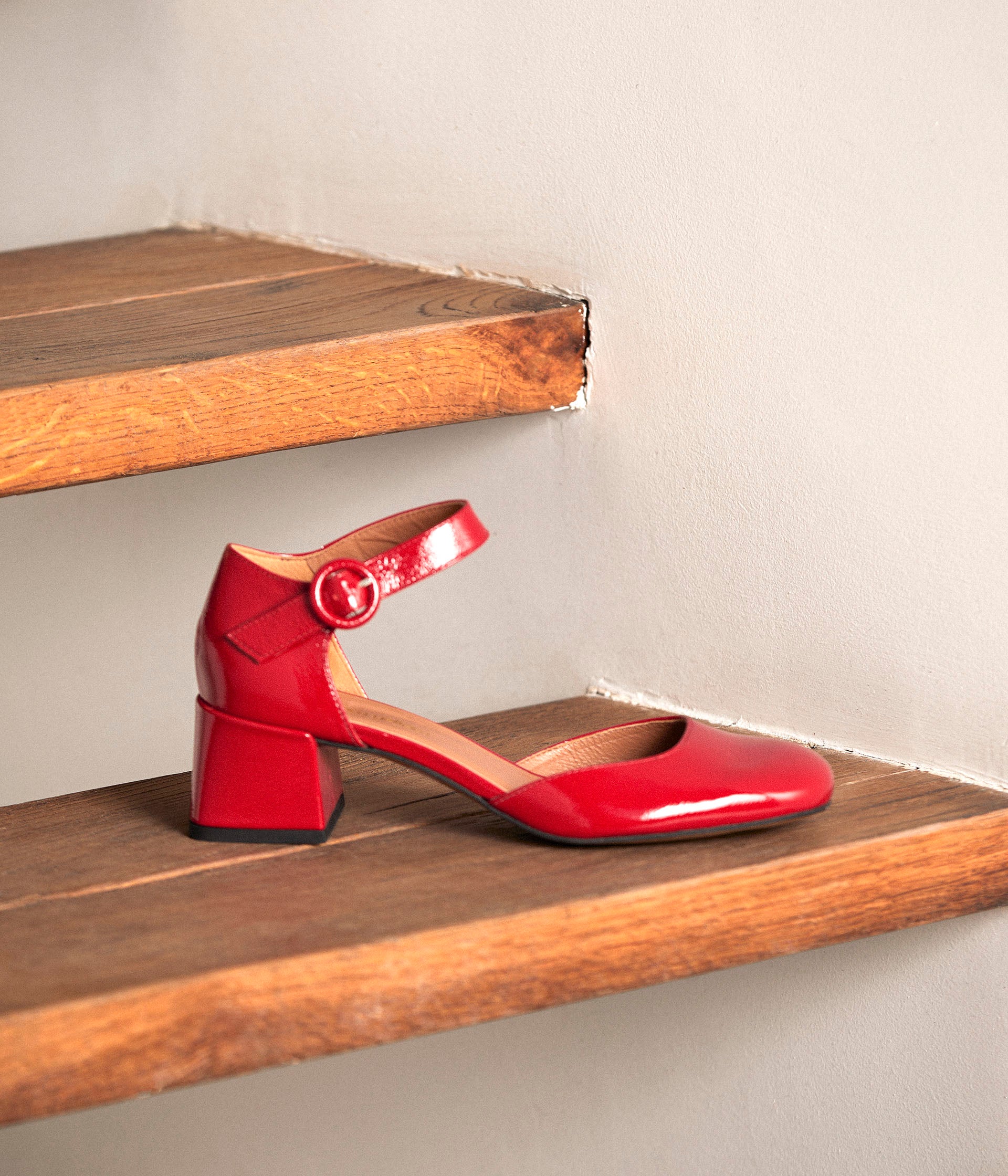 Babies rouges vernies Antonina