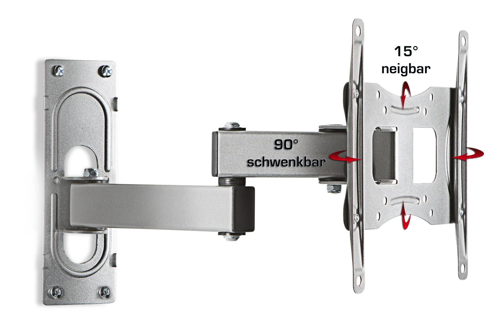 TV-Wandhalterung FS 3 - silber - Aluminium